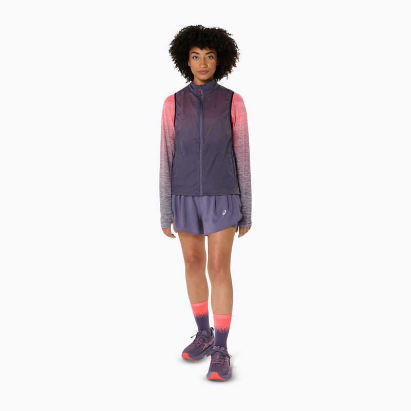 Bezrękawnik do biegania damski ASICS Metarun Packable greyish purple 2