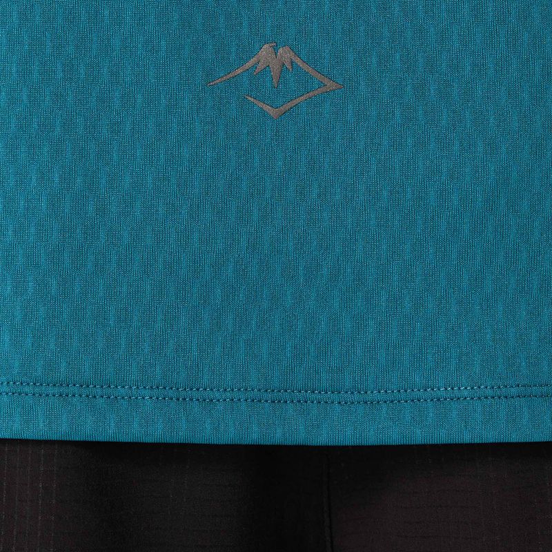 Koszulka do biegania męska ASICS Fujitrail Elite Top atlantis blue/saxon green 9