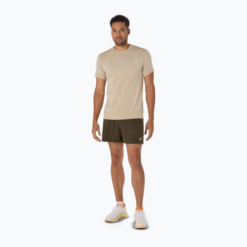 Spodenki do biegania męskie ASICS Road 5IN brown stone 2