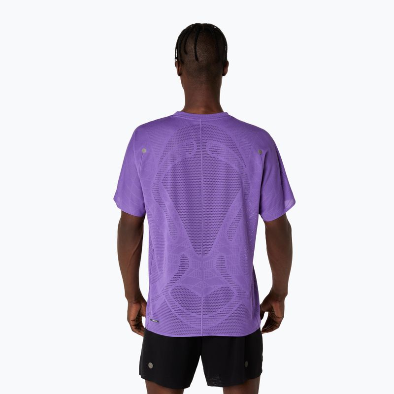 Koszulka do biegania męska ASICS Metarun SS Top edo purple 3