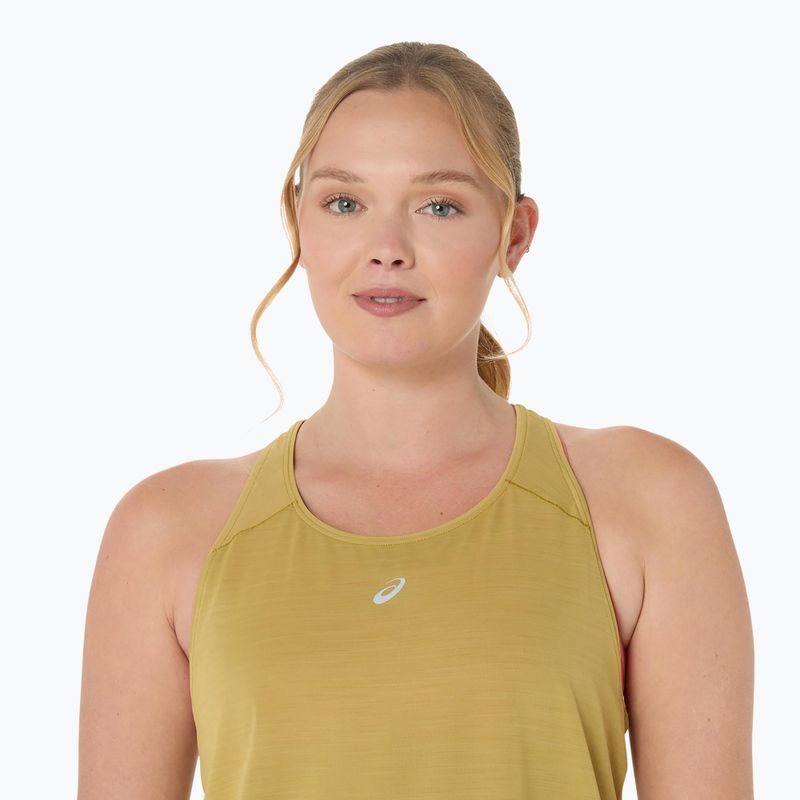 Koszulka do biegania damska ASICS Road Tank lemongrass 5