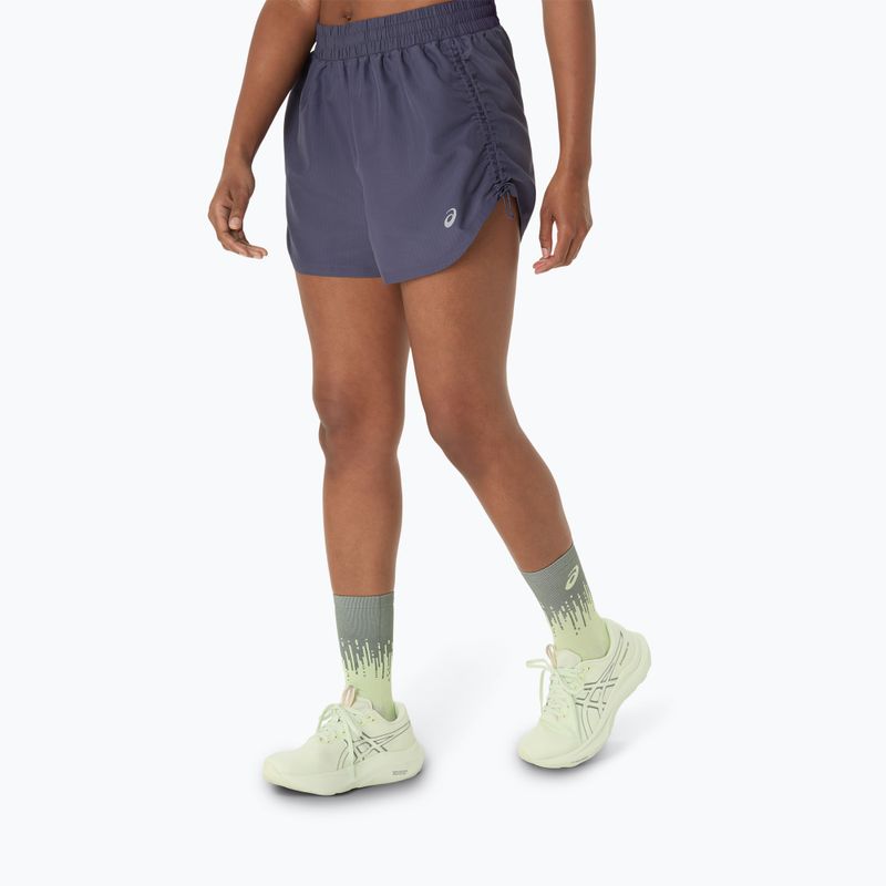 Spodenki do biegania damskie ASICS Nagino Run Adjustable 4IN indigo fog 4