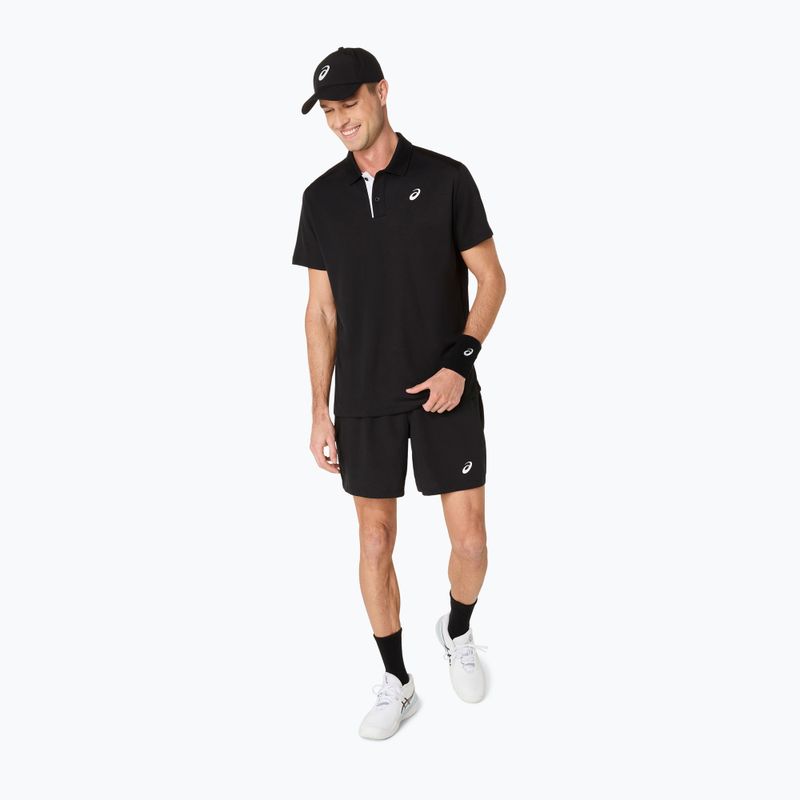 Koszulka polo męska ASICS Court Polo performance black 5