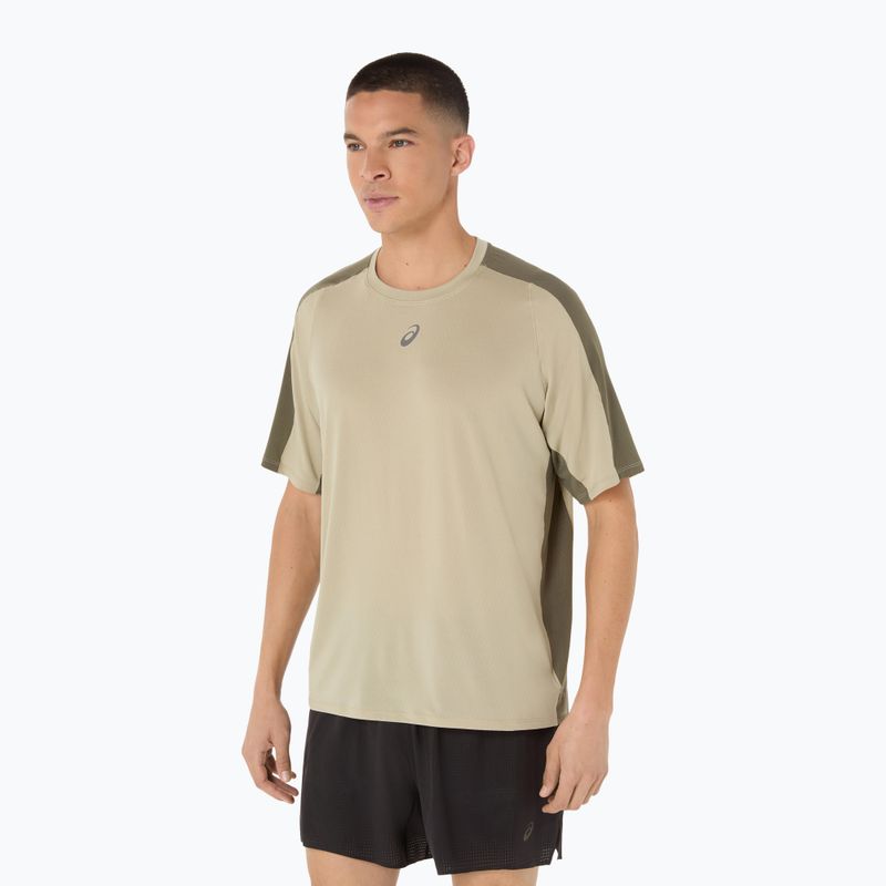 Koszulka do biegania męska ASICS Fujitrail Elite Top khaki/mantle green 4