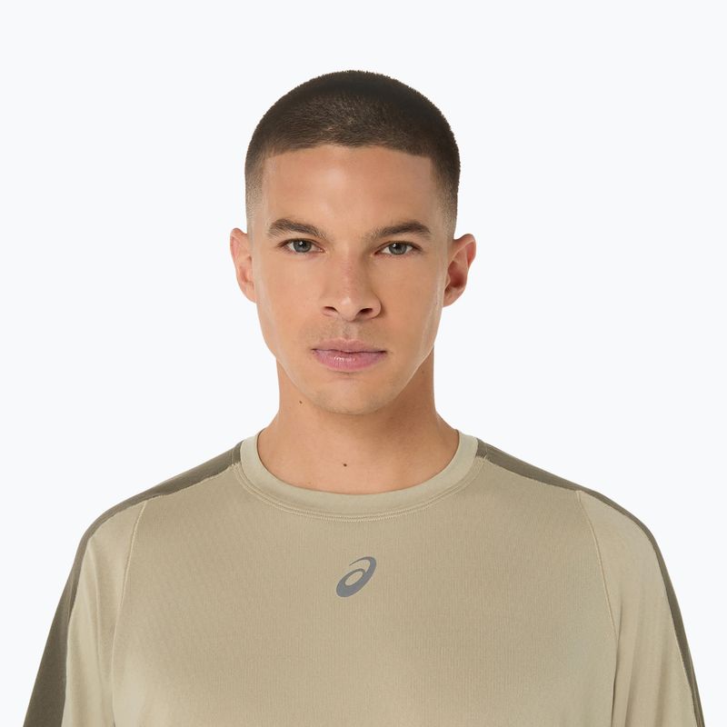 Koszulka do biegania męska ASICS Fujitrail Elite Top khaki/mantle green 5