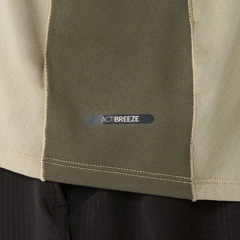 Koszulka do biegania męska ASICS Fujitrail Elite Top khaki/mantle green 7