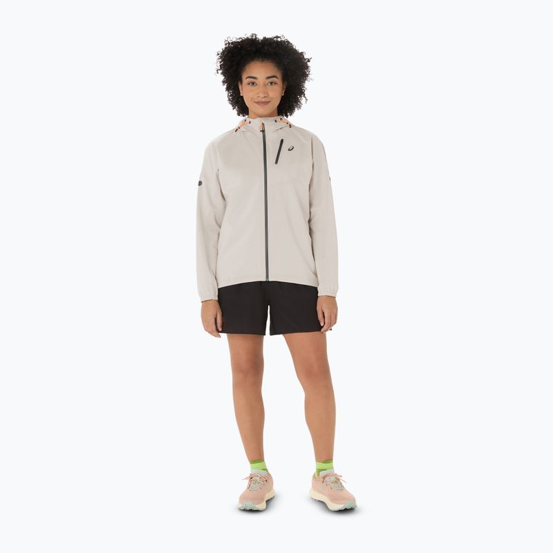 Kurtka do biegania damska ASICS Fujitrail Elite Waterproof cream 2