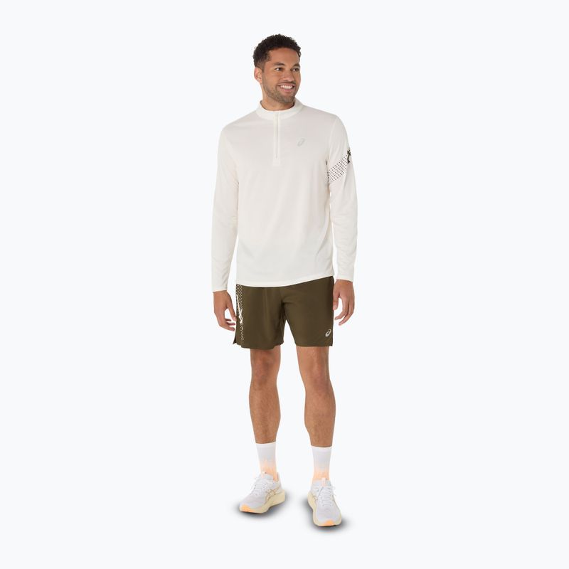 Longsleeve do biegania męski ASICS Icon LS 1/2 Zip cream 2