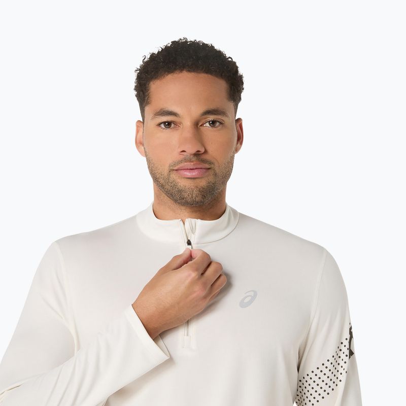 Longsleeve do biegania męski ASICS Icon LS 1/2 Zip cream 5