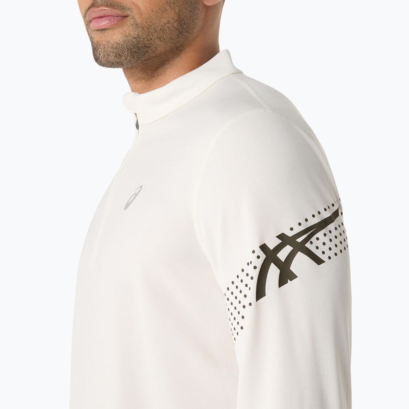 Longsleeve do biegania męski ASICS Icon LS 1/2 Zip cream 6