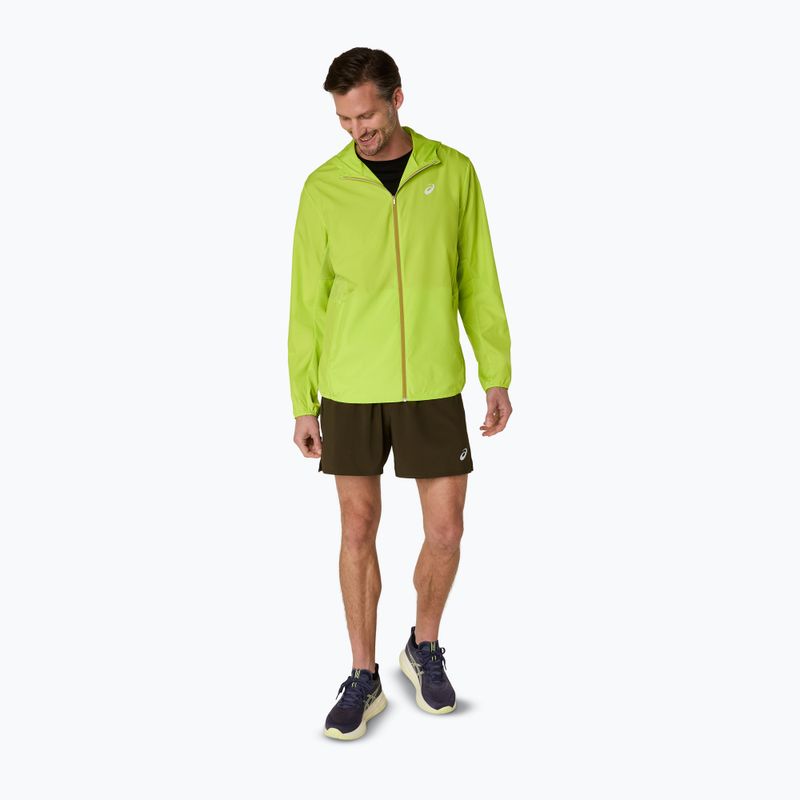 Kurtka do biegania męska ASICS Core neon lime 2