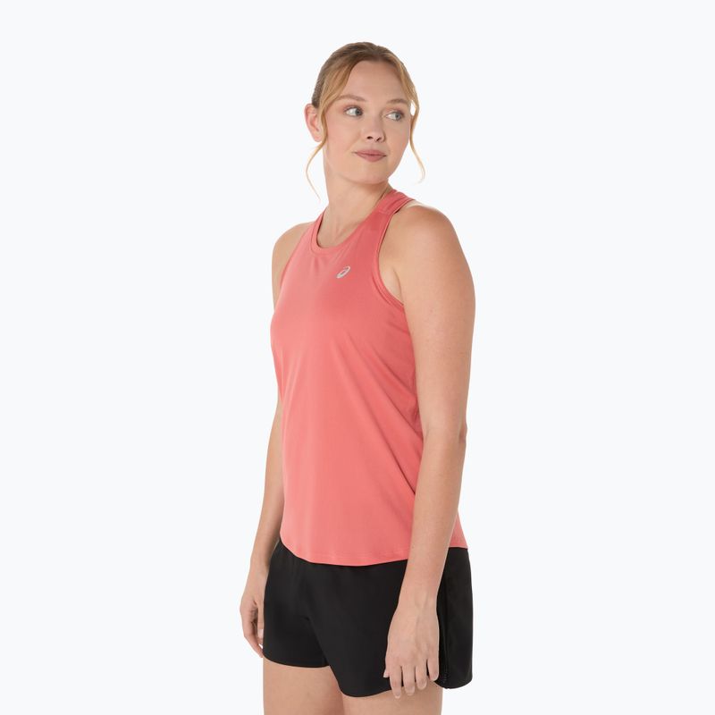 Koszulka do biegania damska Asics Core Tank dark pink clay 4