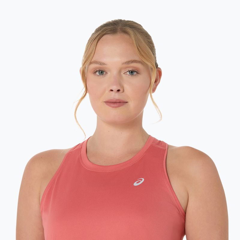 Koszulka do biegania damska Asics Core Tank dark pink clay 5