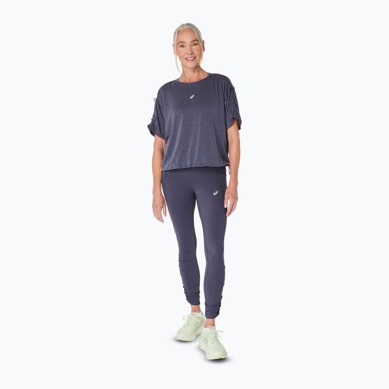 Koszulka do biegania damska ASICS Nagino Run Adjustable Top indigo fog 2