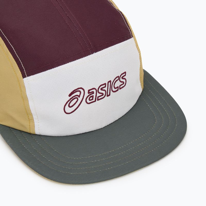 Czapka z daszkiem ASICS 5 Panel mantle green/dark currant/lemongrass 3