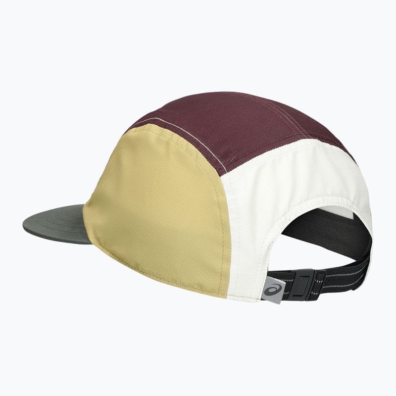 Czapka z daszkiem ASICS 5 Panel mantle green/dark currant/lemongrass 2