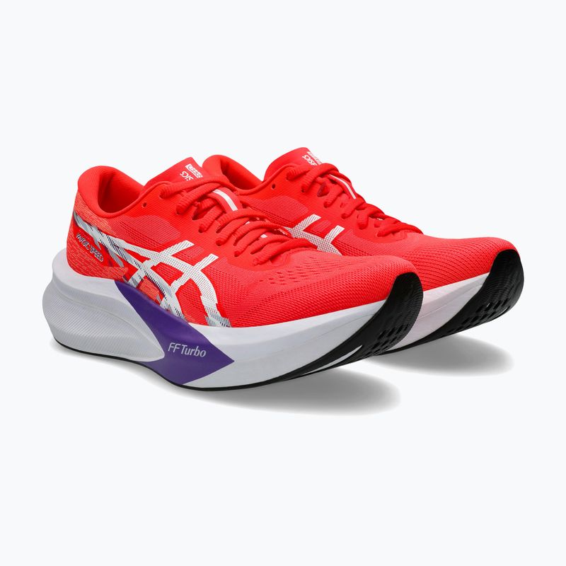 Buty do biegania damskie ASICS Magic Speed 4 flash red/white 3