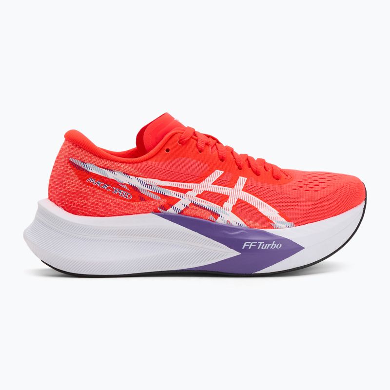 Buty do biegania damskie ASICS Magic Speed 4 flash red/white 2
