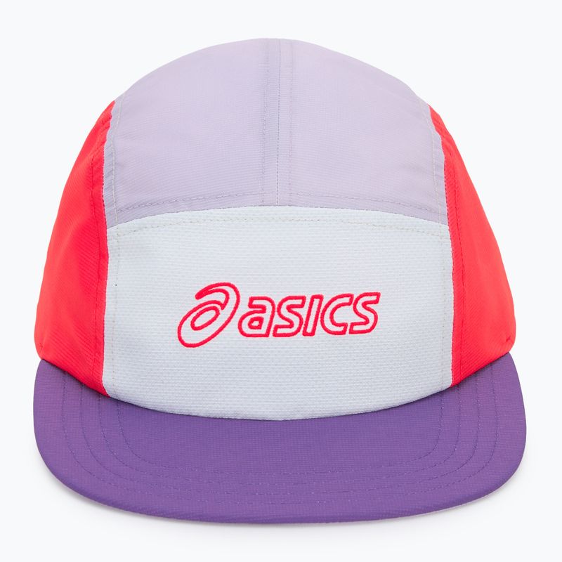Czapka z daszkiem ASICS 5 Panel flash red/edo purple/dusk violet 2