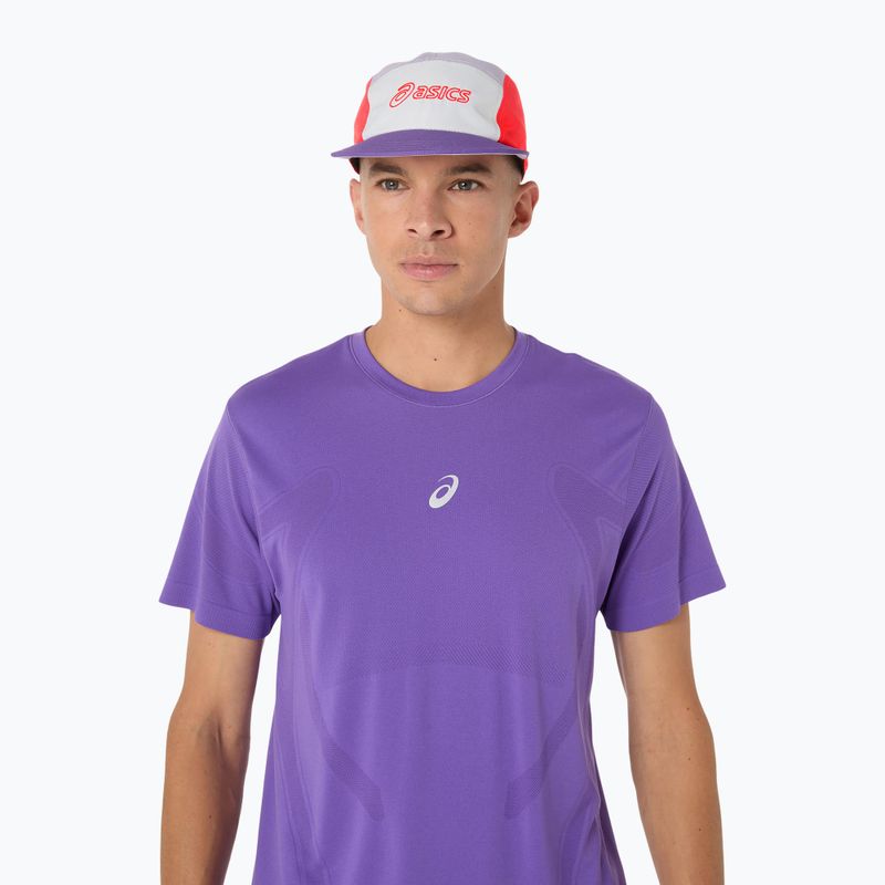 Czapka z daszkiem ASICS 5 Panel flash red/edo purple/dusk violet 3
