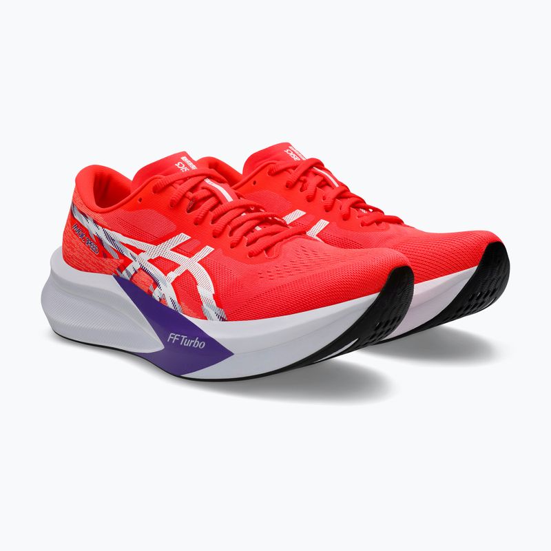 Buty do biegania męskie ASICS Magic Speed 4 flash red/white 3