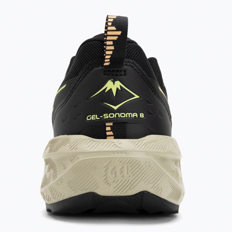 Buty do biegania męskie ASICS Gel-Sonoma 8 black/lime green 6