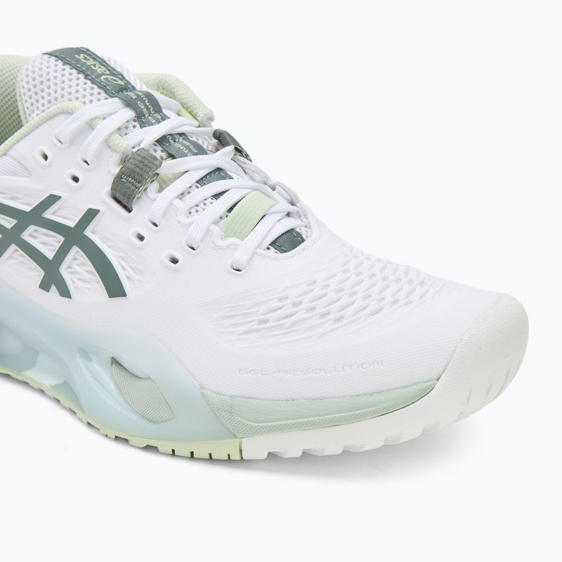 Buty do tenisa damskie ASICS Gel-Resolution X white/monument blue 7