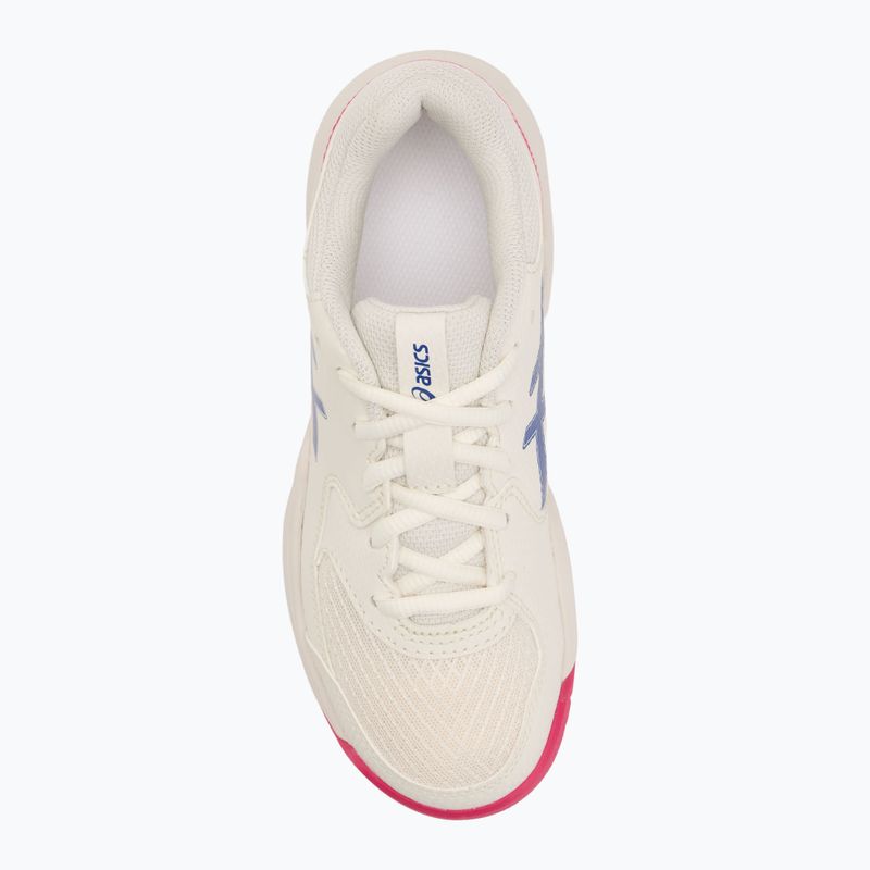 Buty do tenisa dziecięce ASICS Gel-Dedicate 8 GS Jr cream/dark cobalt 5