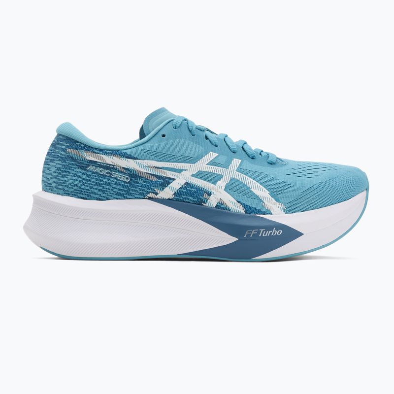 Buty do biegania męskie ASICS Magic Speed 4 stillwater/white 2