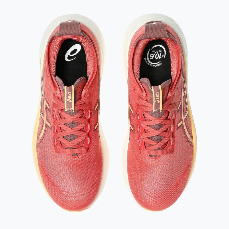 Buty do biegania damskie Asics Gel-Nimbus 27 dark pink clay/orange glow 7