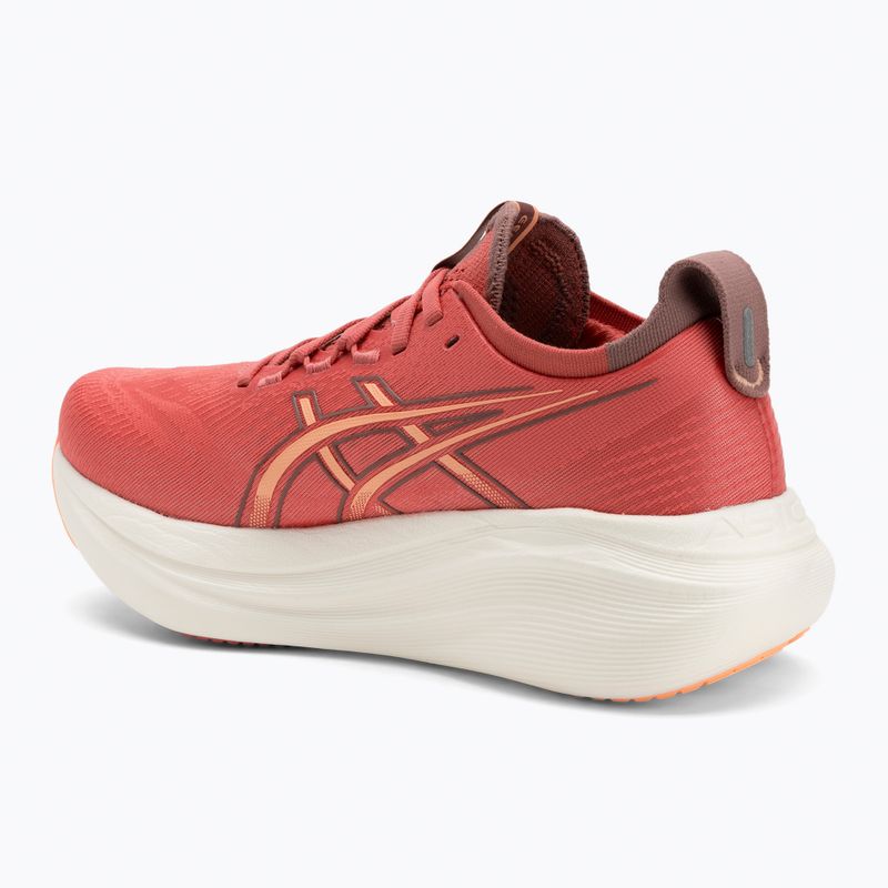 Buty do biegania damskie Asics Gel-Nimbus 27 dark pink clay/orange glow 3