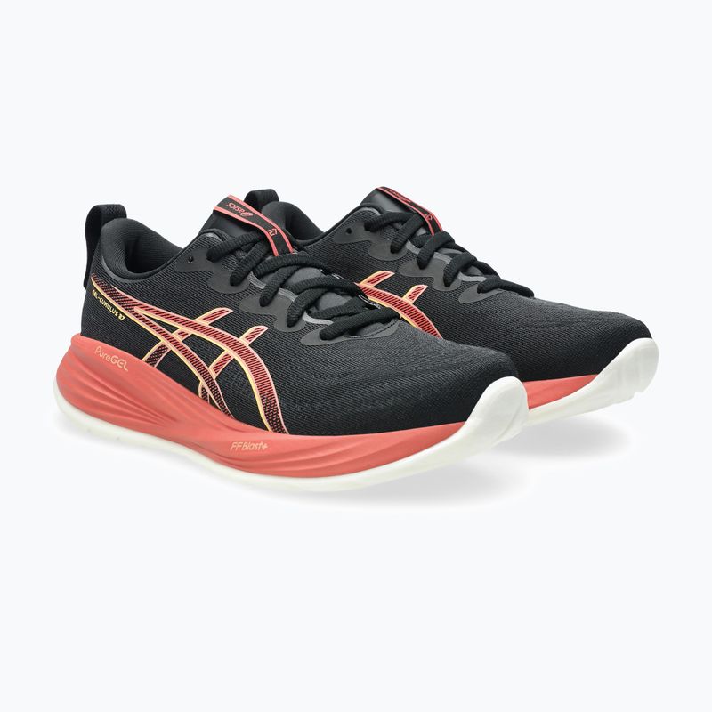 Buty do biegania damskie ASICS Gel-Cumulus 27 black/orange glow 10