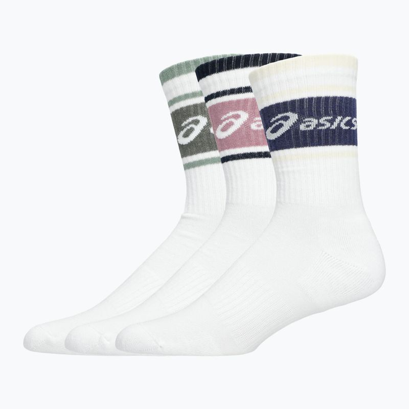 Skarpety ASICS Logo Crew 3 pary monument blue/indigo fog/rubble red 2