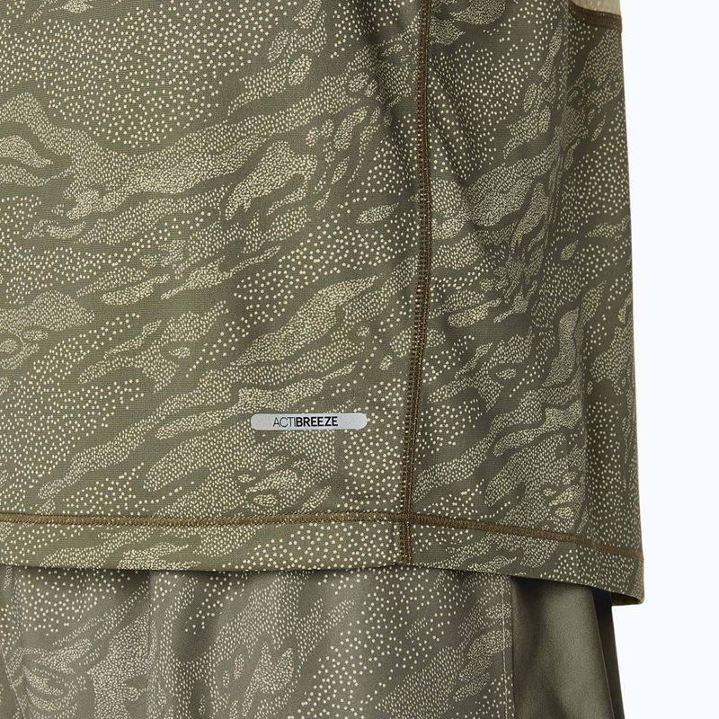 Koszulka do biegania męska ASICS Fujitrail Singlet mantle green/khaki 7