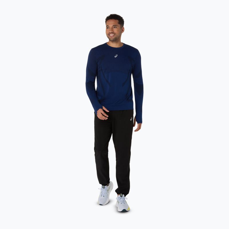 Longsleeve do biegania męski ASICS Road Seamless midnight 2