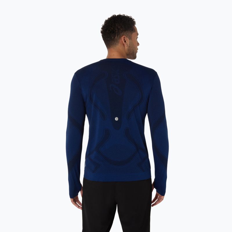 Longsleeve do biegania męski ASICS Road Seamless LS midnight 3