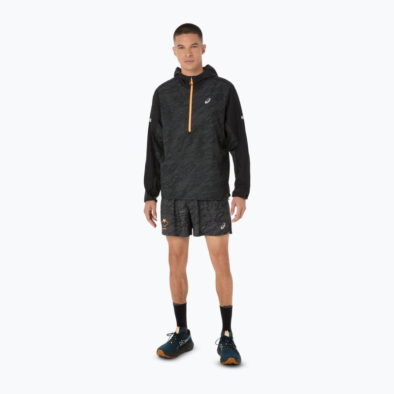 Kurtka do biegania męska ASICS Fujitrail Packable Windbreaker performance black 2