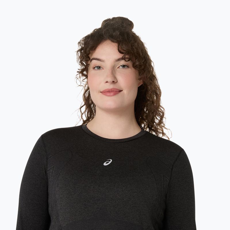 Longsleeve do biegania damski ASICS Road Seamless performance black 5