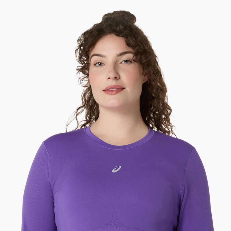 Longsleeve do biegania damski ASICS Road Seamless LS edo purple 4