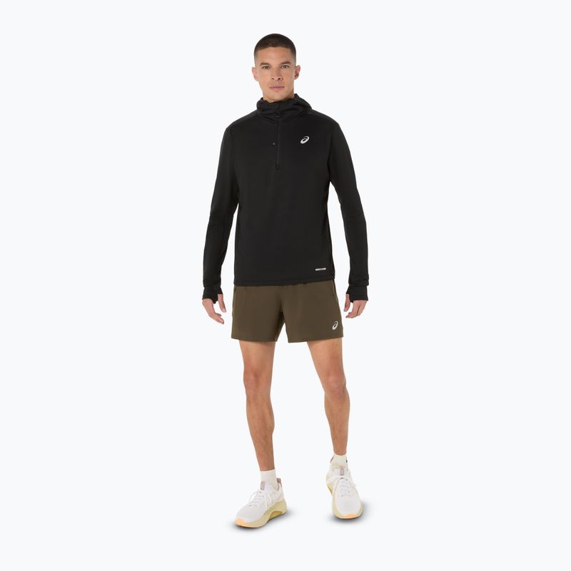 Bluza do biegania męska ASICS Road Winter Hoodie performance black 2
