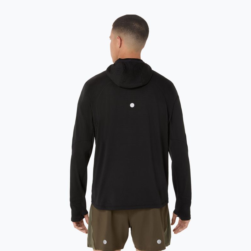 Bluza do biegania męska ASICS Road Winter Hoodie performance black 3