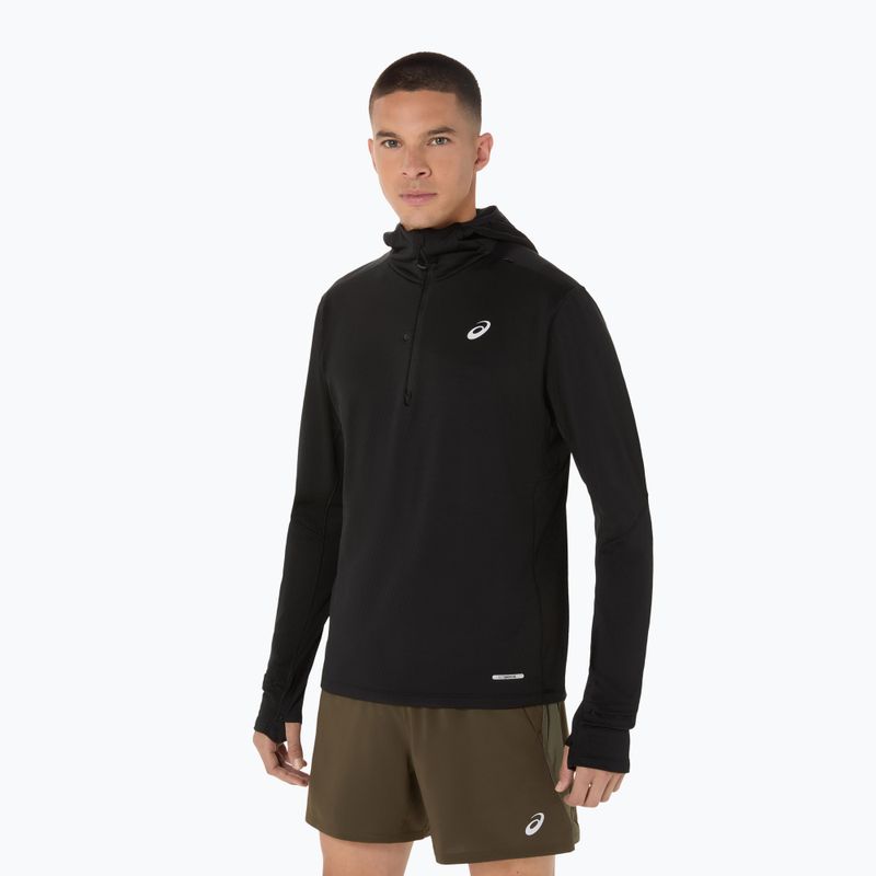 Bluza do biegania męska ASICS Road Winter Hoodie performance black 4