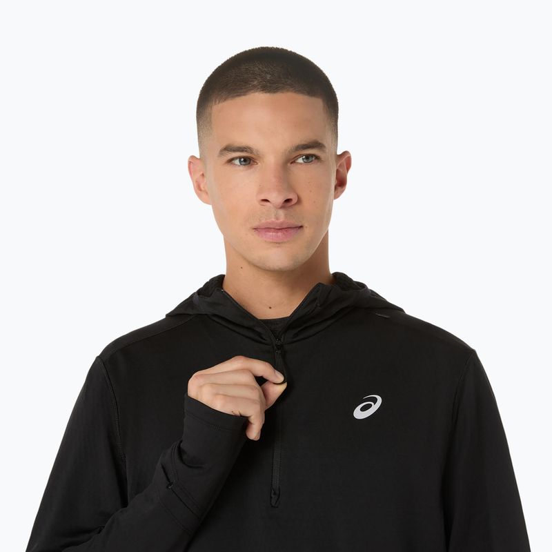 Bluza do biegania męska ASICS Road Winter Hoodie performance black 5