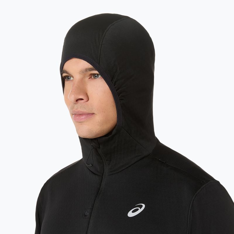 Bluza do biegania męska ASICS Road Winter Hoodie performance black 6