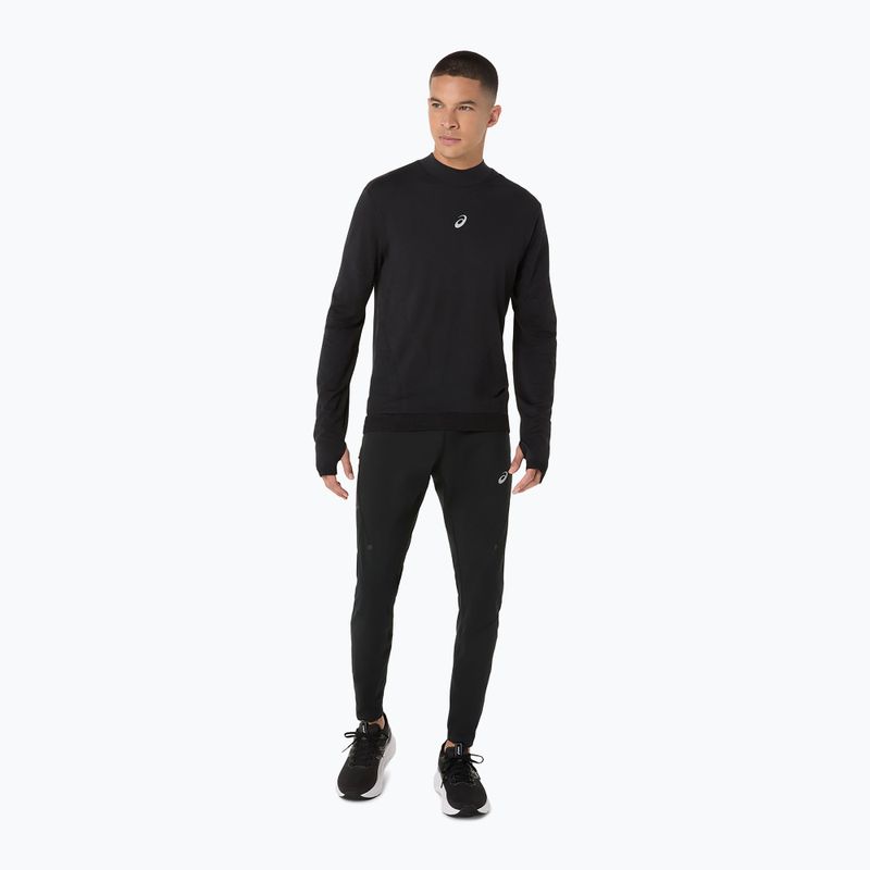 Longsleeve do biegania męski ASICS Road Winter Seamless performance black 4