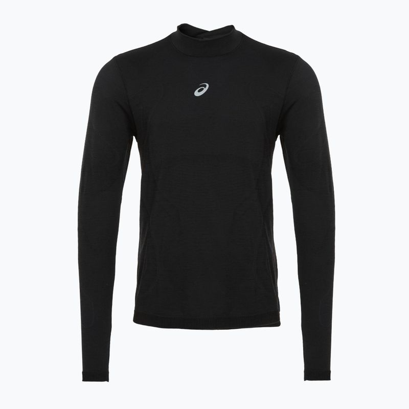 Longsleeve do biegania męski ASICS Road Winter Seamless performance black 8