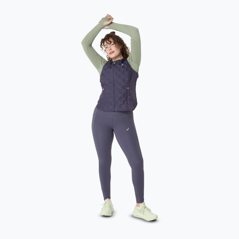Bezrękawnik do biegania damski ASICS Nagino Run Padded Gilet indigo fog 8