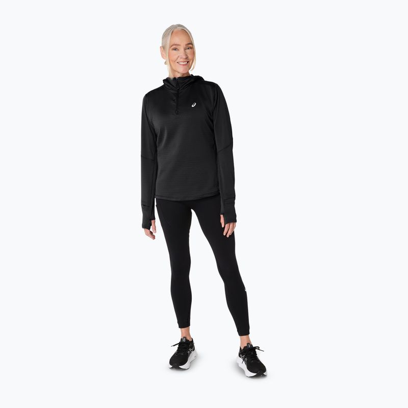 Bluza do biegania damska ASICS Road Winter Hoodie performance black 2