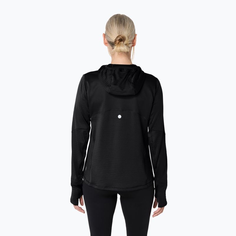 Bluza do biegania damska ASICS Road Winter Hoodie performance black 3