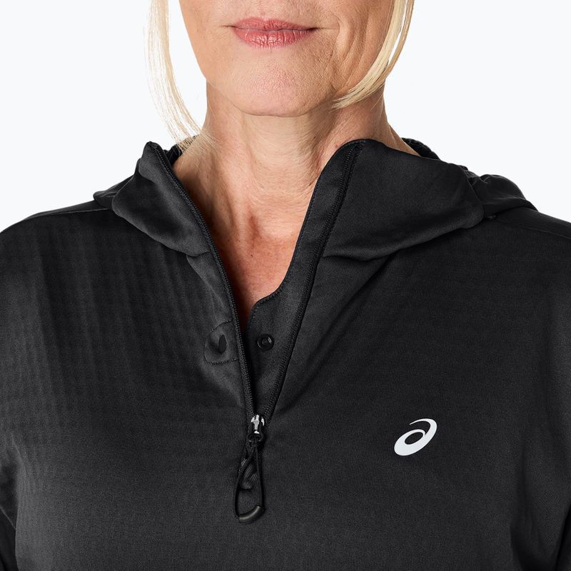 Bluza do biegania damska ASICS Road Winter Hoodie performance black 6
